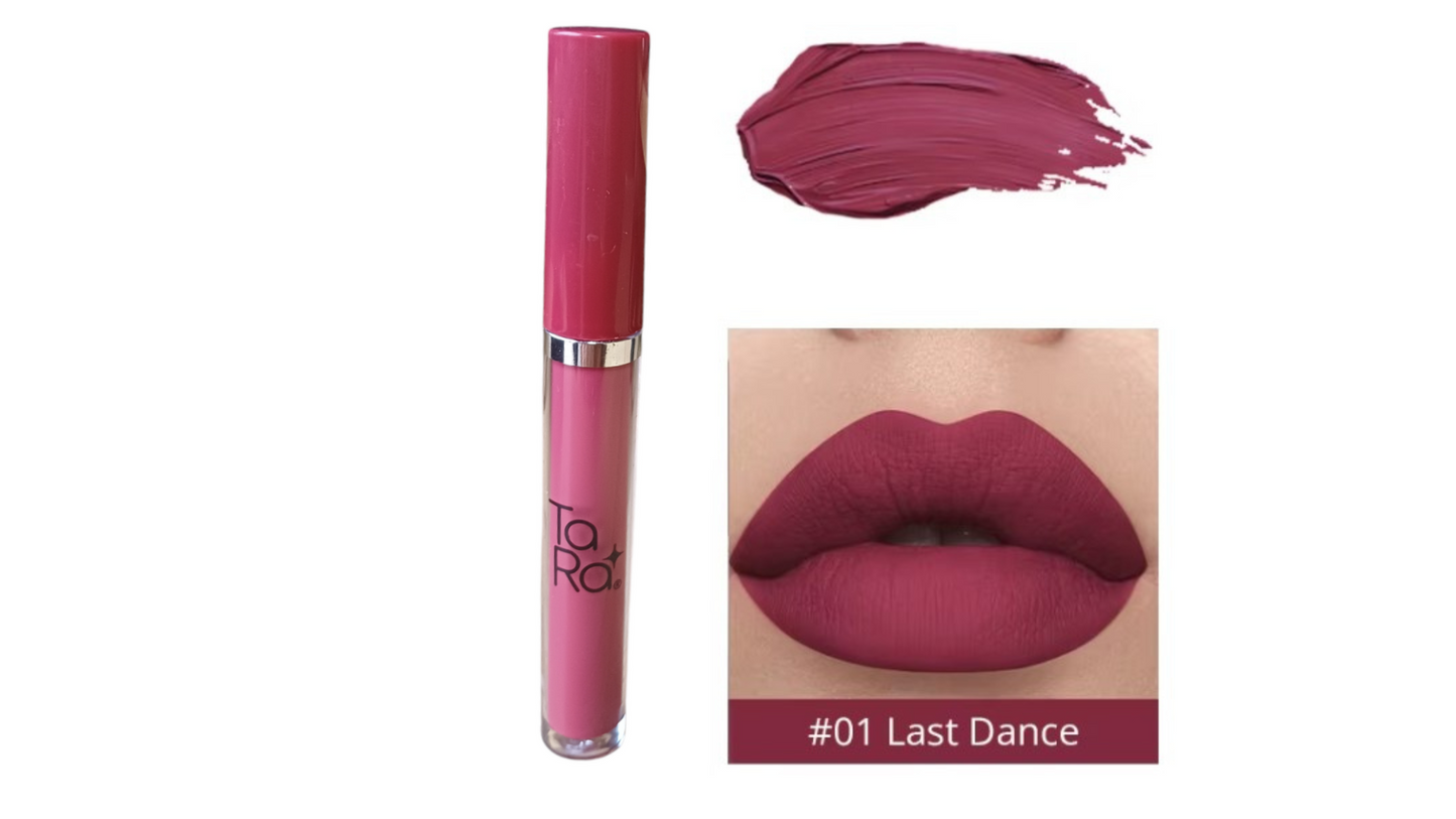 Last Dance Matte Liquid Lipstick Lip Stain 24 Hour Long Lasting Waterproof