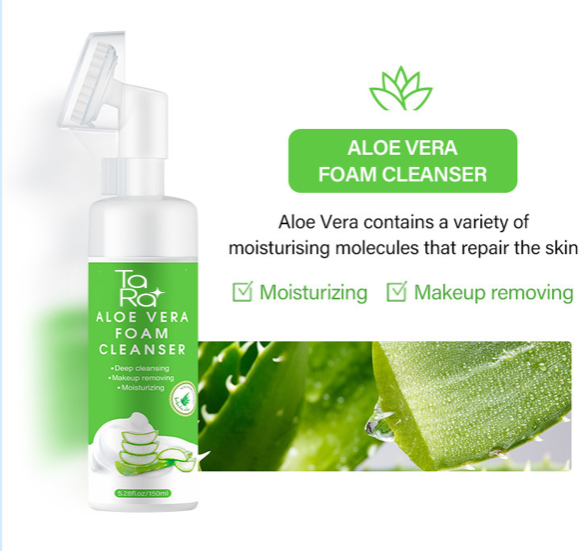 Foaming Facial Face Cleanser Wash 100ML Turmeric and ALOE VERA